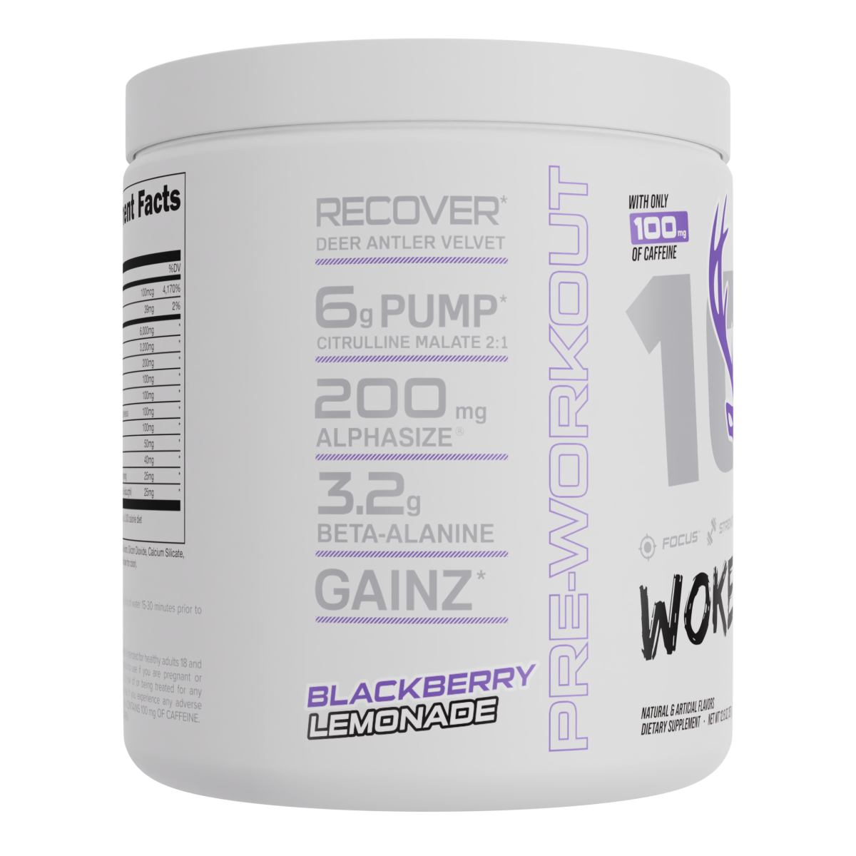 WOKE AF PreWorkout 100 Series Bucked Up